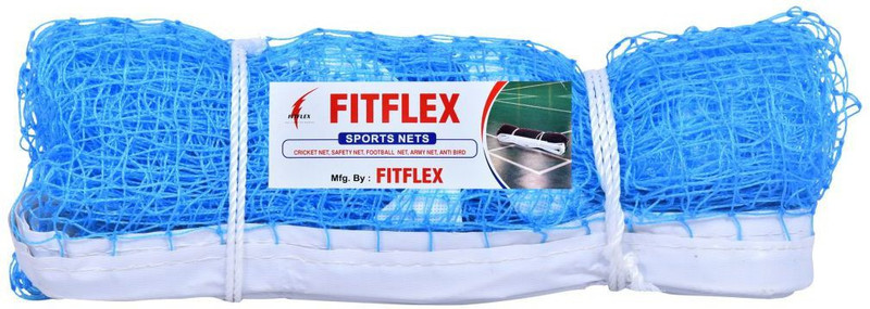 FitFlex NYLON BADMINTON NET ( BLUE ) Badminton Net(Blue, White)