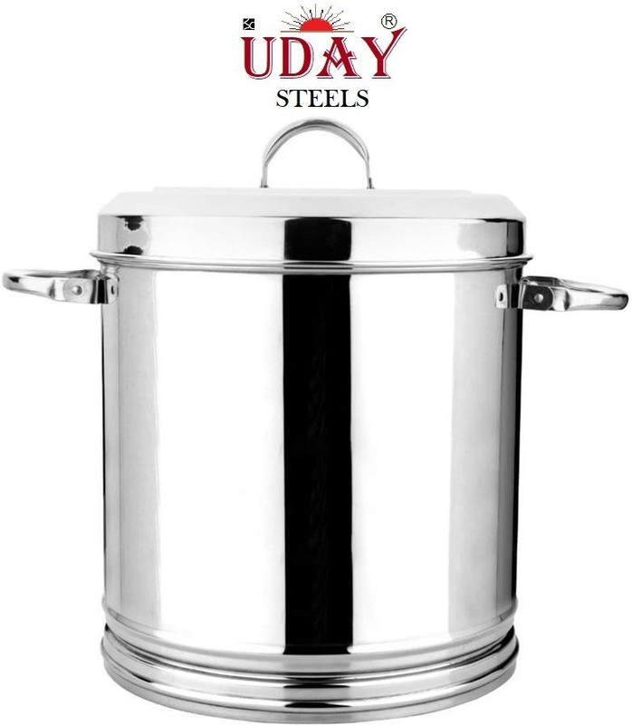 UDAY STEELS RATION DABBA NO.14 18 L Drum(Steel, Pack of 1)