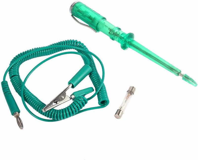 NITYA Pen Pencil with Light Bulb for Low Voltage Systems Fuse Switch Wires(Green) Digital Voltage Tester