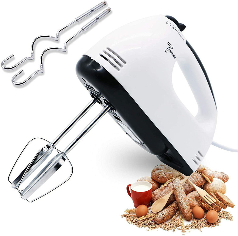 ENMORA 180 W Black Hand Blender(Hand Mixer with 4 Pieces Stainless Blender J70)