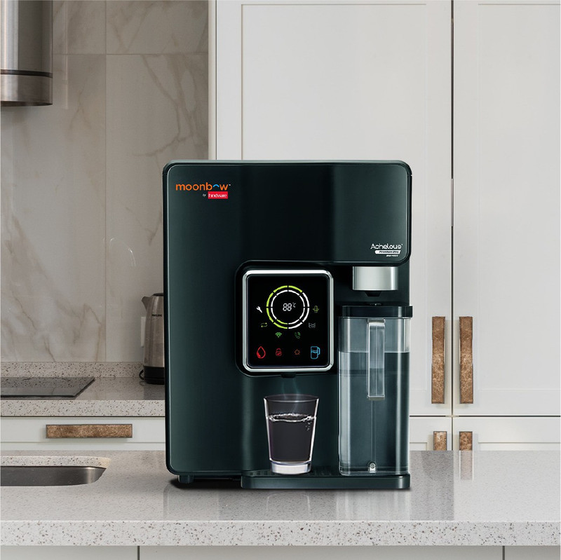 Hindware Elara Copper+ 7 L RO + UV + UF + Minerals Water Purifier Suitable for all - Borewell, Tanker, Municipality Water(White and Black)