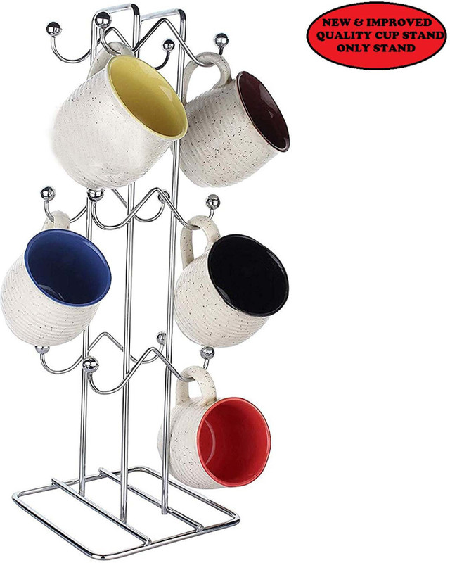 Platinium Stainless Steel Glass Stand Tumbler Holder Cup & Mug Holder Stainless Steel Glass Holder