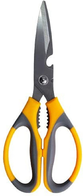 PuthaK Stainless Steel Plastic Scissors Scissors(Set of 1, Multicolor)