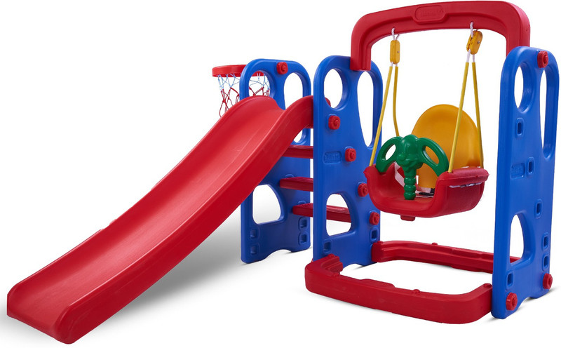 baybee Kids Garden Slide Playgro Plastic Super Senior Slide for Kids Garden Slider for kids slide | baby sliding swing|graden slide for kids|slide and swing for kids play slide(Multicolor)