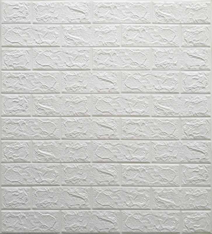 Dspaze Decorative White Wallpaper(77 cm x 70 cm, Pack of 50)