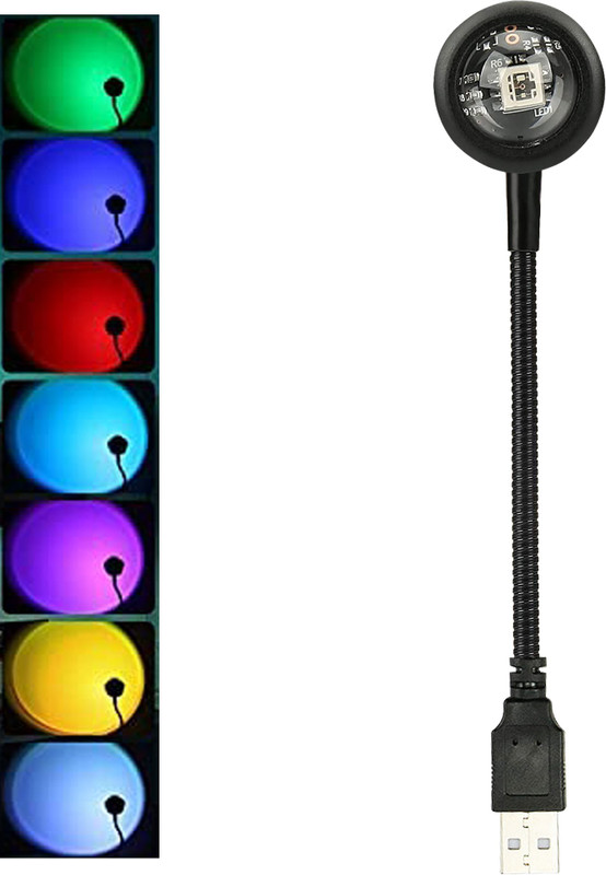 MOBIZAC Original Shower Sunset Lamp Projection Light with 7 Colors + 13 Functional Modes Shower Laser Light(Ball Diameter: 8 cm)