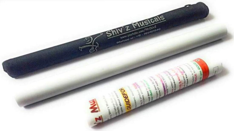 Shiv'z Muzic Flute Cover ONLY, 21 inches with pipe & premium cloth bag (with Written Manual & Logo Sticker) Bamboo Flute(53.34 cm)