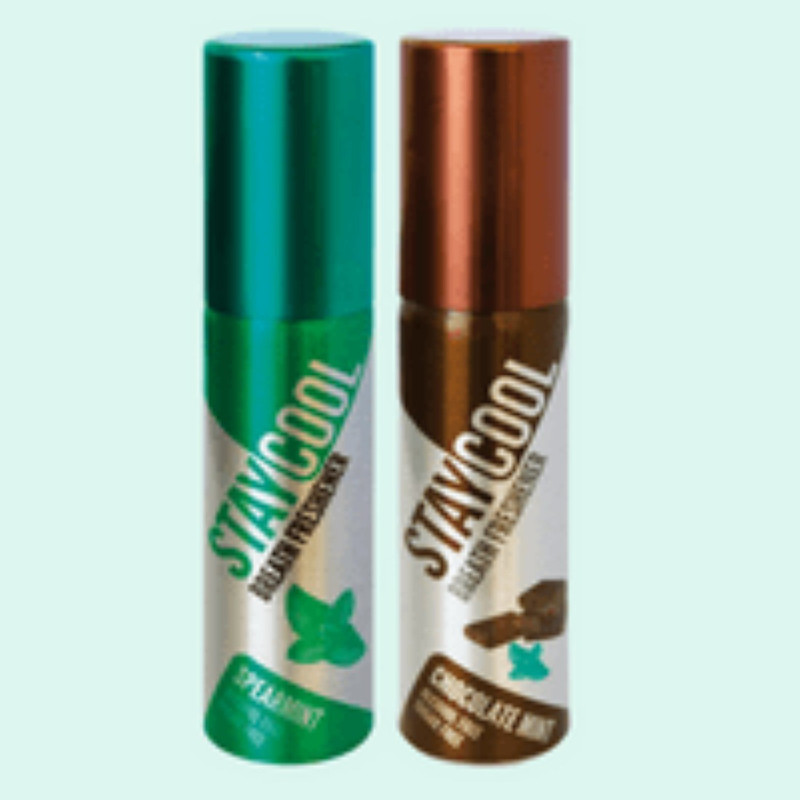 STAY COOL (1 Mint,1 Sweet) Breath Freshener Spray Cool Mint, Spearmint, Watermelon Pack of 3 Spray(40 ml)