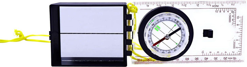 Gilhot Compass with liquid Inside and Mirror on It for Dish settings Compass(Multicolor)