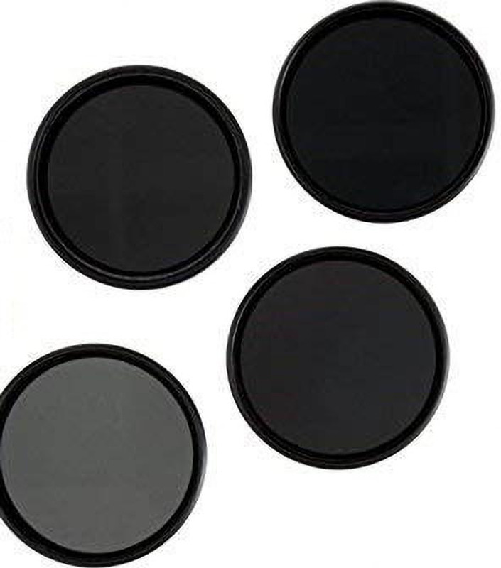 SUPERNIC 58MM Neutral Density ND Filter Kit for Canon Rebel and EOS Series (18-55MM LENS 55-250MM LENS) with 4 pocket carry pouch with microfiber cloth Free Lens Hood(58 mm, Black)