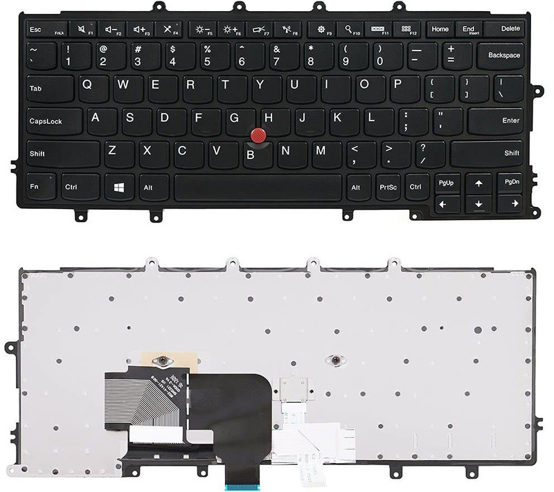 TechSio Thinkpad X230S X240 X240S X250 X250S X260 X270 Series Internal Laptop-size Laptop Keyboard Compatible with Desktop, Laptop, Mac(Black)