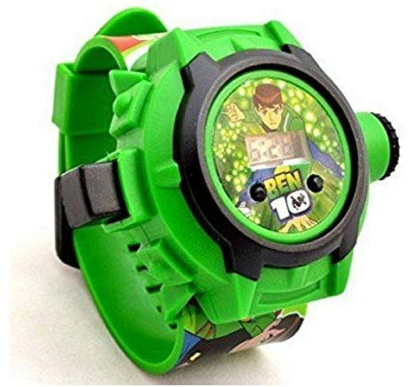 PuthaK Benten Projector Learning Digital Toy Watch(Green)