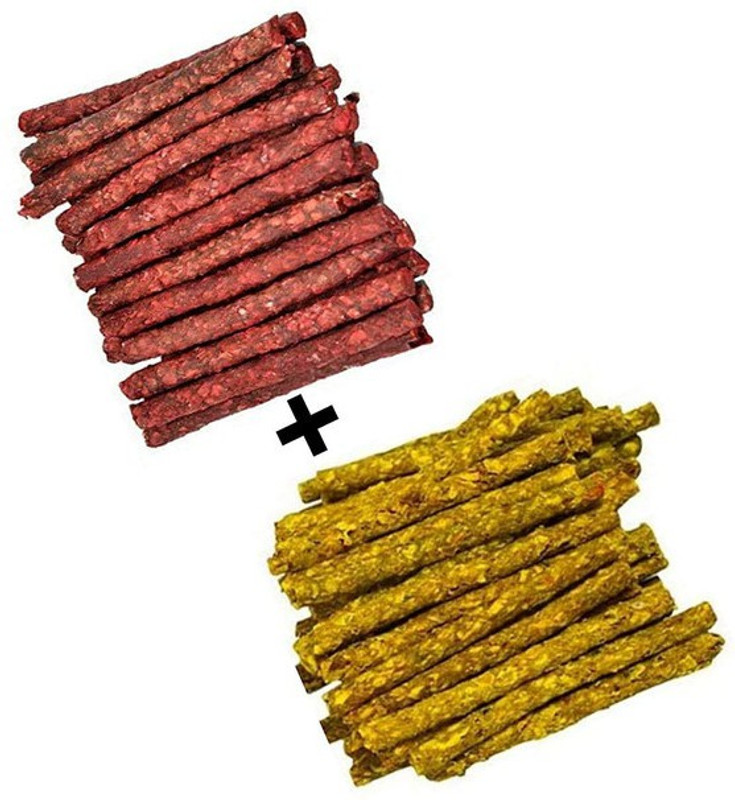 Puppy buddy Dog Chew Sticks Munchy Stick Mix Flavours 1 Kg. Dogs Snacks, Treats (500g Chicken and 500g Mutton Pack of 2) Mutton, Chicken Dog Chew(1 kg, Pack of 2)
