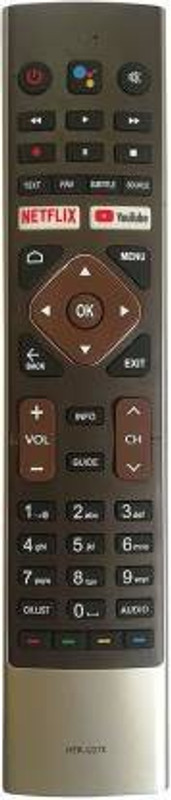 NIJ TV Compatible For HTR-U27E LED LCD Smart TV with Voice Function HAIER Remote Controller(Brown)