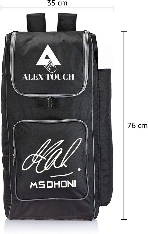 ALEXTOUCH Dashing Look Cricket Kit Bag(Black, Kit Bag)
