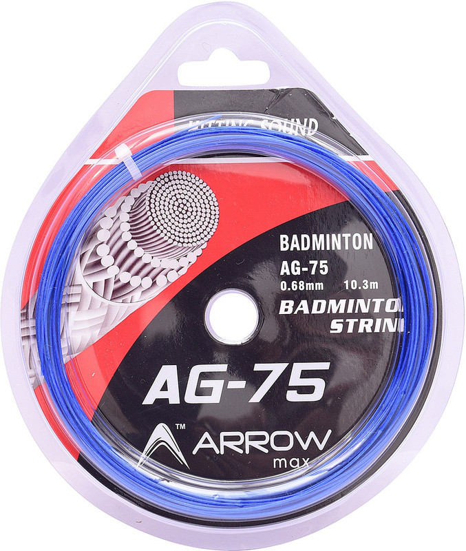 ArrowMax BASIC STARTERS BADMINTON GUT STRINGS FOR GENERAL RACKETS 0.68 Badminton String - 10.3 m(Blue)