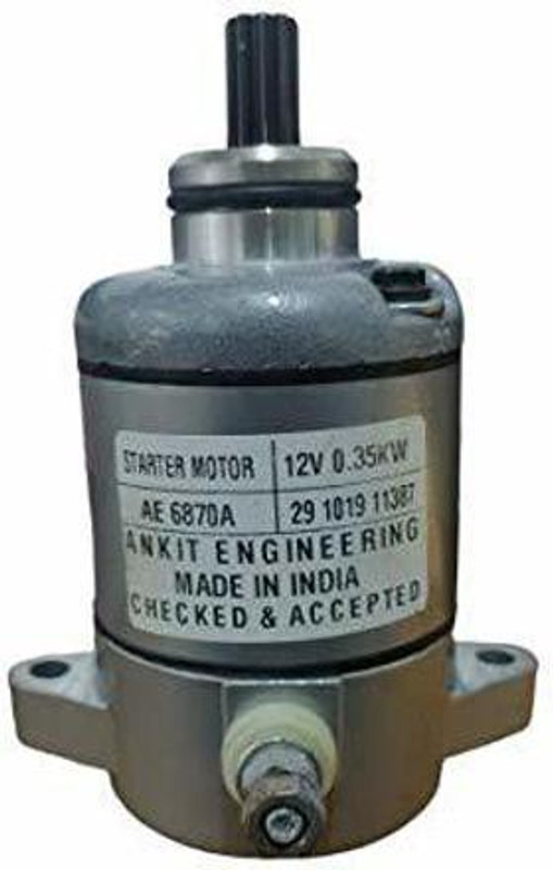 GEO Self Starter Motor Assembly for Motorcycle & Scooters (SUZUKI HEAT 125/ Suzuki Zeus/Suzuki Slingshot) Vehicle Starter Motor