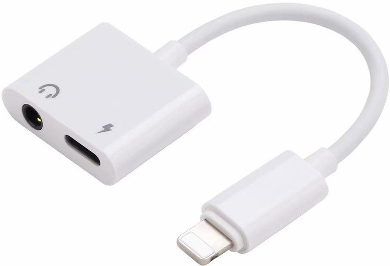 IMMUTABLE White Dual Ports Adapter 2in1 3.5mm Aux; Headphone; Handfree Audio Jack with Charging Jack Connector for iPhone 11pro/11pro Max X/XS/XS Max/XR 7 7 Plus 8 8Plus 6 6S 6SPlus(Music & Charging)
Brand: ASMIU)white Phone Converter(IOS)