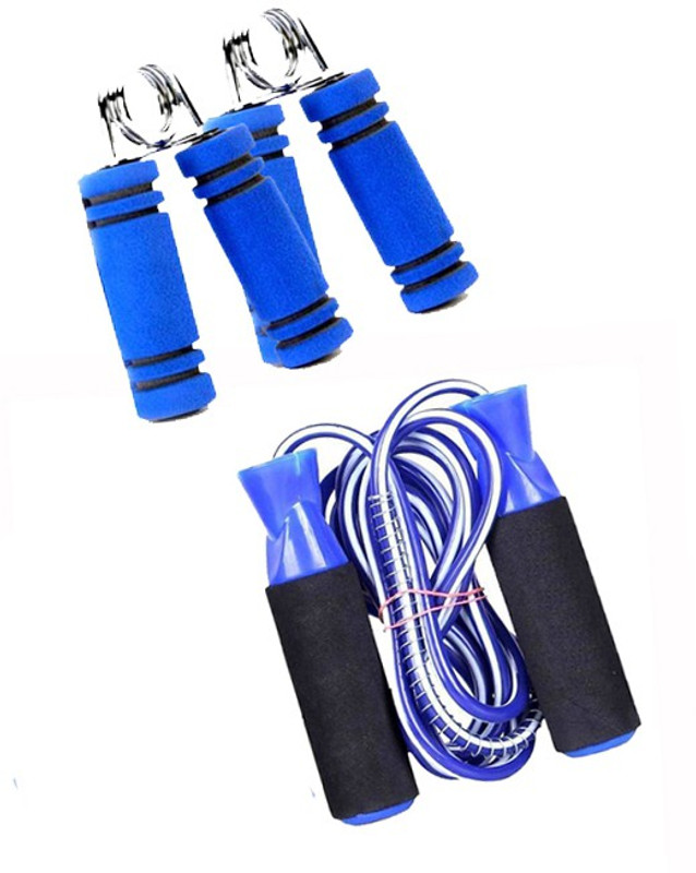 L'AVENIR FITNESS (Best Quality) Ball Bearing Skipping Rope + Hand Grip Pair Ball Bearing Skipping Rope(Length: 274 cm)