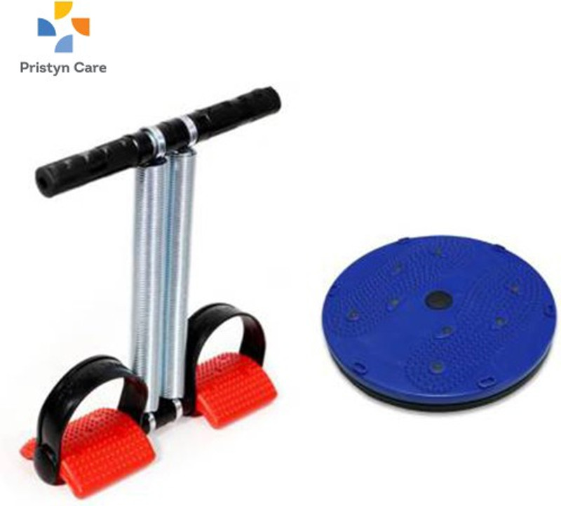 Pristyn care Abdominal Trainning With Tummy Trimmer & Tummy Twister | Abs Workout | Combo Offer Ab Exerciser(Blue)