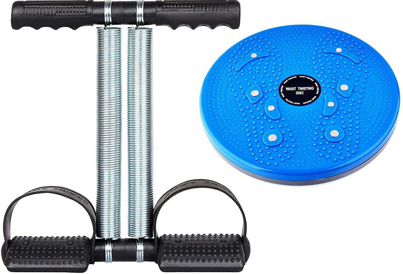 Fitnesstricks Tummy Trimmer -Twister Combo Abs Exercise Fitness Equipment Home Gym Ab Exerciser(Multicolor)