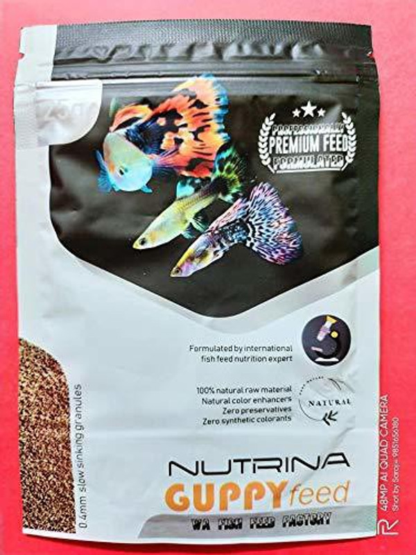 WA FISH FEED FACTORY WA NUTRINA Guppy Feed 25G 0.04 kg Dry Young Fish Food