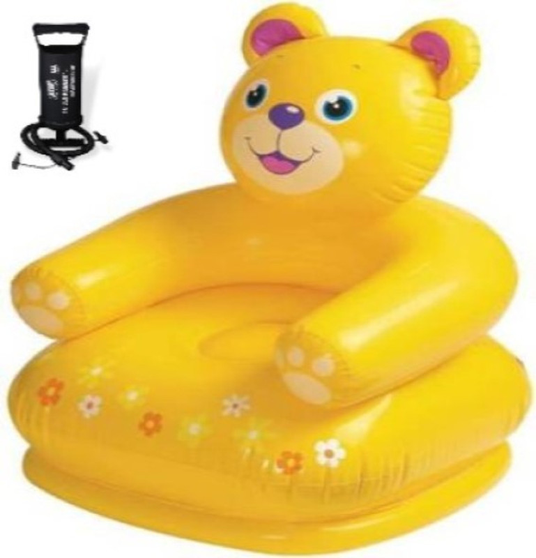 YOUNG STAR PREMIUM QULAITY FOR YOURS KIDS Inflatable Sofa/ Chair, Inflatable Toy Pump(Yellow)