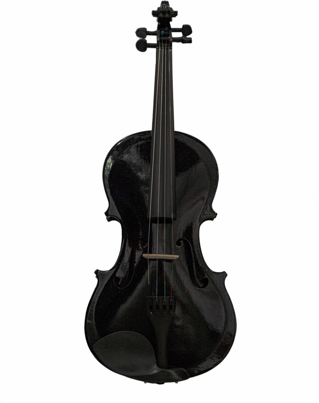 Belear BL001 4/4 Black Glitter Polish Classical Violin 4/4 Classical (Modern) Violin(Black Yes)