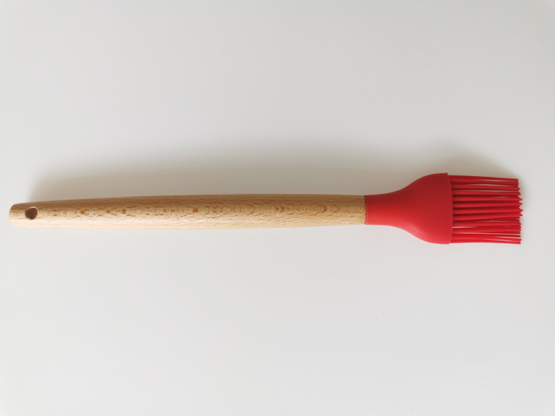 KitchenFest Silicone Spatula with Oil Pastry Brush, Heat Resistant for Baking Cooking BBQ Grill, Silicone Flat Pastry Brush(Pack of 2)