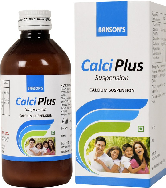 Bakson Calci Plus Suspension Liquid(200 ml)