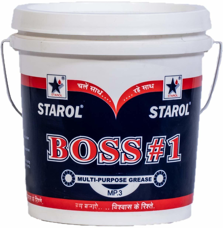 STAROL SR-BMP33 Bos Multipurpose Grease NLGI - 3 (MP-3) Lithium Based Grease(3 L, Pack of 1)