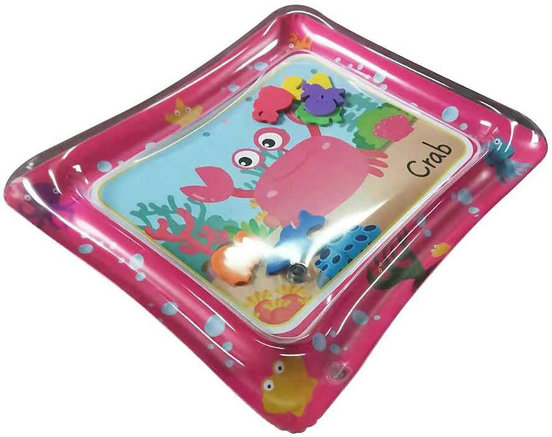 Boriva Inflatable Baby Mat Tummy Time Play mat Infants Toddlers Water| Multi Color Inflatable Swimming Pool(Multicolor)
