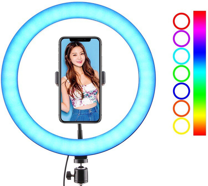 Wrapo RGB 10 Inch Ring Light Ring Flash(White)