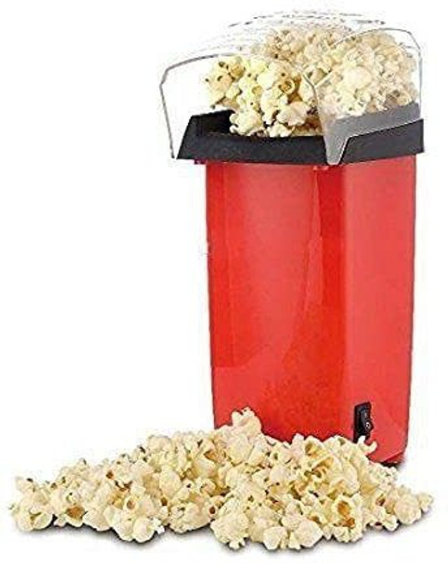Rexmon Instant Popcorn Maker - Hot Air Oil Free Popcorn and Snack Maker 300 ml Popcorn Maker(Red)
