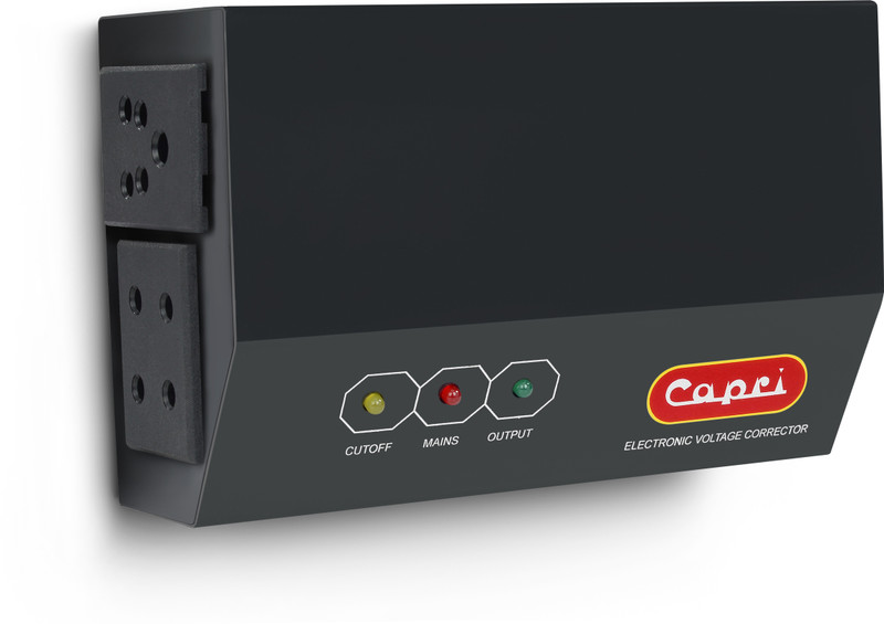 CAPRI crystal std. Voltage Stabilizer(Black)