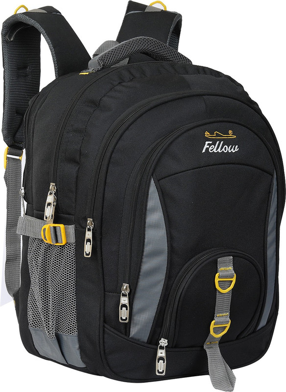 fellow 45L laptop backpack waterproof more storage with reflective strap pads college bag, school bag, casual backpack. 45 L Laptop Backpack(Black)