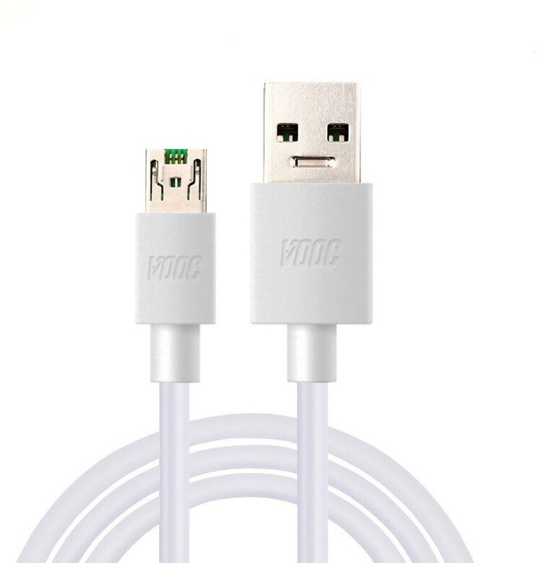 SANNO WORLD Micro USB Cable 1.5 m SND2_1986(Compatible with Oppo F11 / Oppo F 11, White, One Cable)