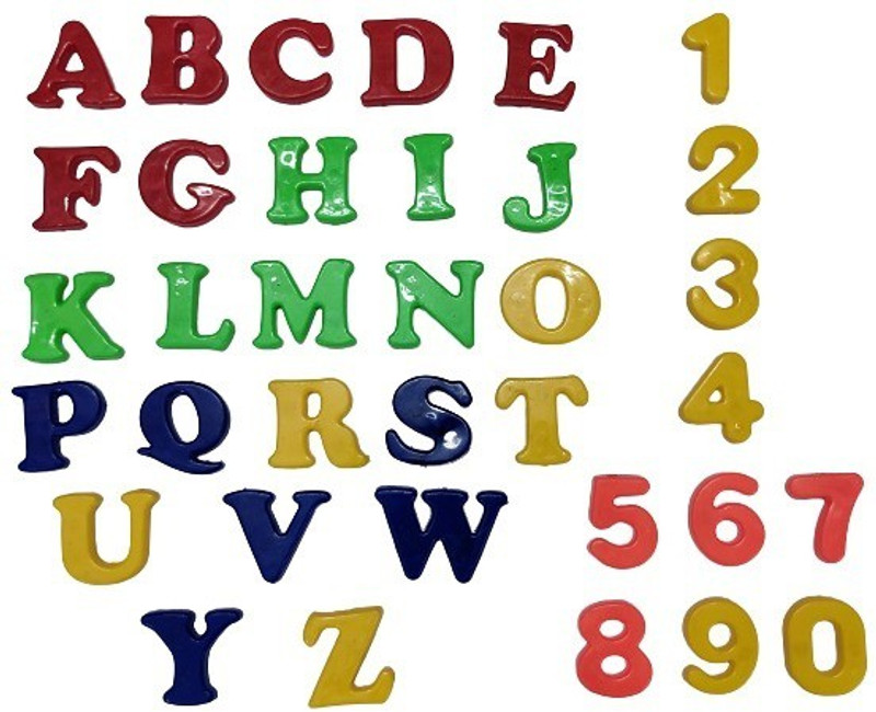 Vedy Magnetic Alphabets & Number for Kids(Multicolor)