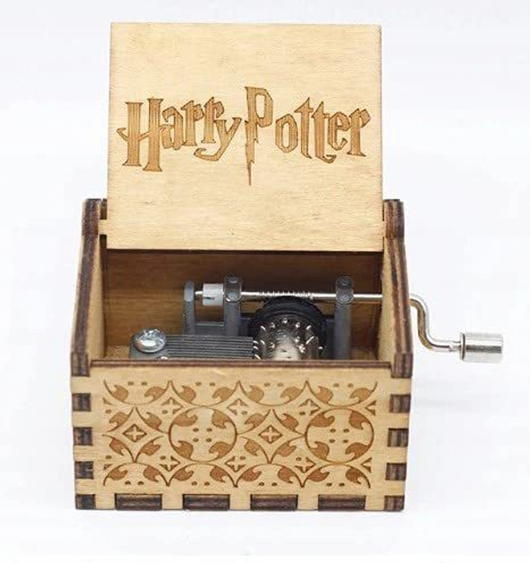 ATIMUNA Harry Potter Brown Wooden Music Box(Brown)