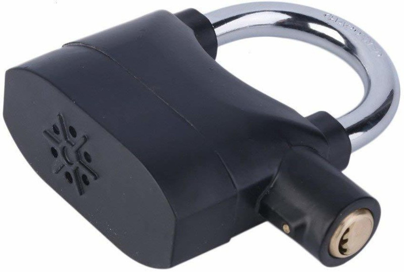 Cierie Anti Theft System Security Pad Lock with Burglar Smart Alarm Siren Motion Sensor Alarm Lock-A57 Multipurpose Alarm Clock With Anti Theft And Louder Siern Quality (AL-157)(Black)