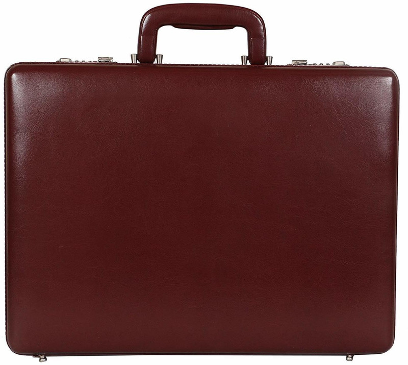 INTEHA Faux Leather (Leatherette) Medium Medium Briefcase - For Men & Women(Brwon)
