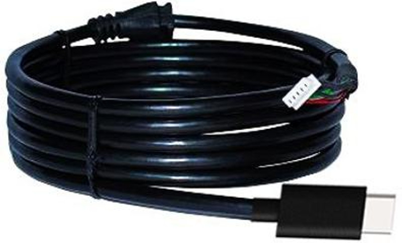 dhriyag USB Type C Cable 2 A 1 m antra FS 100 Bio- etric Type C Device Finger print Scanner Cable(Compatible with Mantra MFS 100, Black, One Cable)
