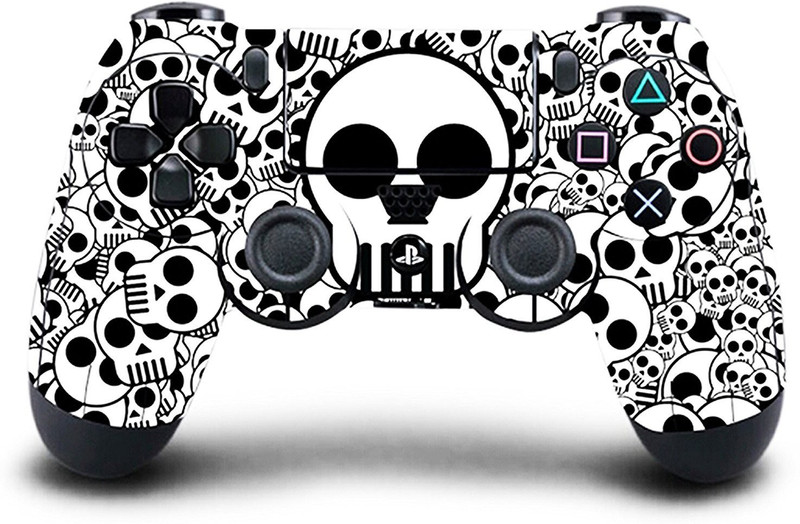 Skinny PS4 Controller Designer 3M Skin for Sony PlayStation 4 , PS4 Slim , Ps4 Pro DualShock Remote Wireless Controller - Spider-Man ( blue, red, standard ), Skin for One Controller Only  Gaming Accessory Kit(Blue, Red, For PS4)