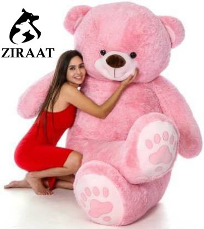 Ziraat KR SOFT TOYS LOVER teddy bear pink colors size 3 feet very soft teddy bear  - 91 cm(Pink)