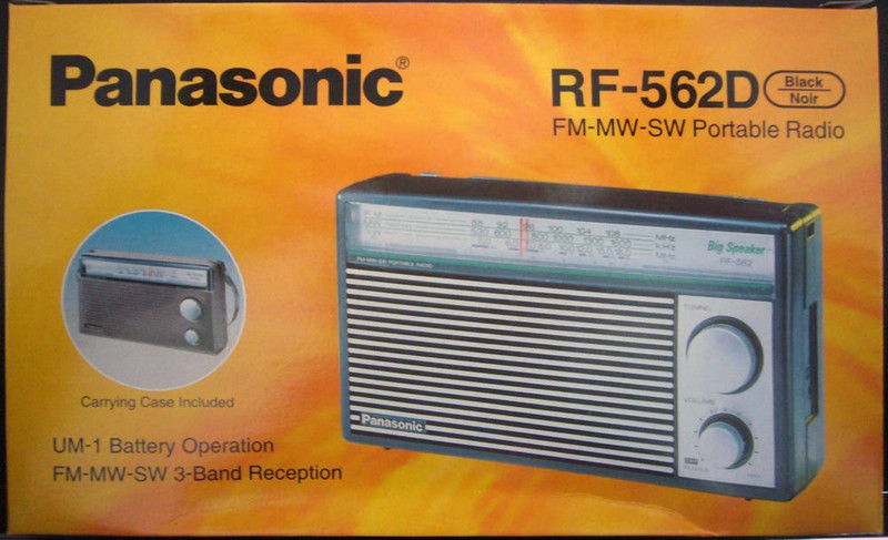 Panasonic RF-562DD FM Radio(Black)