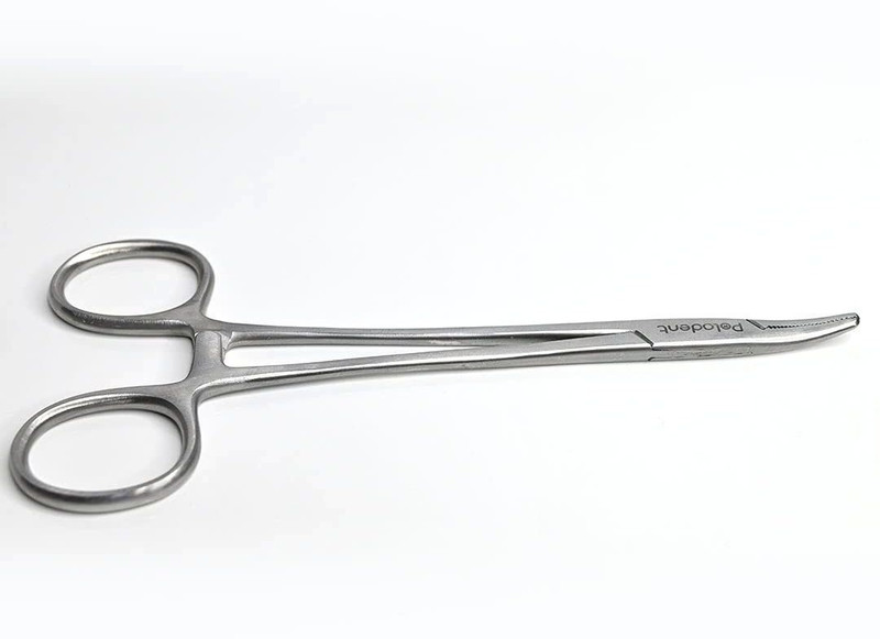 Polodent Stainless Steel Mayo Heger Needle Holder Stainless Steel Curved (6 INCH) Dental Elevator