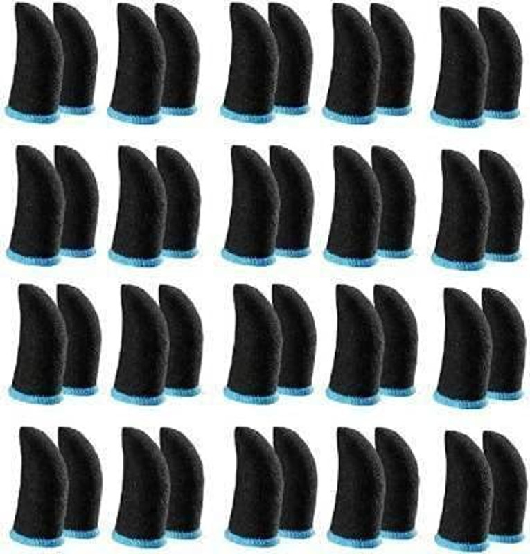 KAYKUS 40 Pc (20 Pair) Pubg Anti-Slip Thumb Sleeve, Slip-Proof Professional Pubg Sleave Finger Sleeve(Pack of 20)