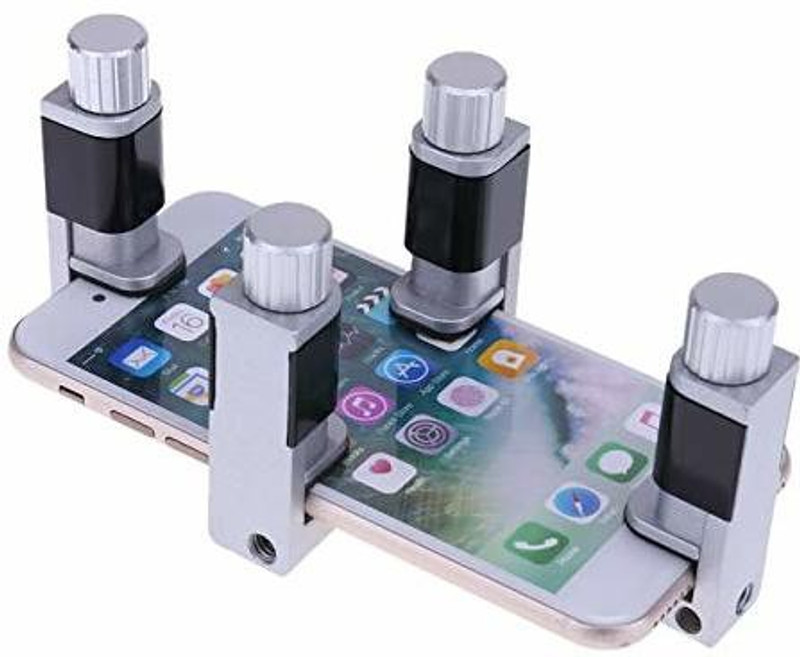 PAUS&MORK Aluminum Alloy Fixture Clamp With Convenient Rubber Pads Anti-Scratch Aluminium Alloy Warped LCD/Display Fixed To Use for OCA Glue for All Kinds Of Mobile Phones Display Fixture Lever Tool(6.7 cm)