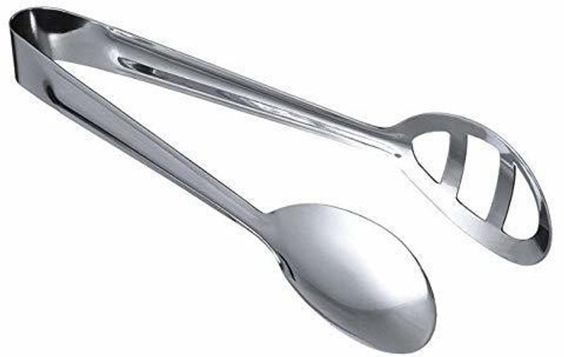 finality DST MTO Stainless Steel Utility Tong for Kitchen Tong for Frying Tong for Cooking Tong for Serving 18 cm Serving Beaker Tong(Pack of 1)