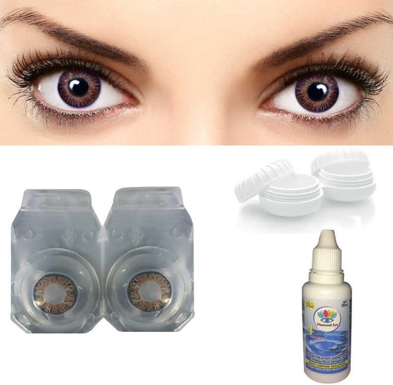 Gold Look Brown Color Contact Lens(Pack of: 1)